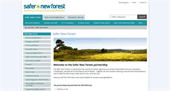 Desktop Screenshot of communitysafety.newforest.gov.uk