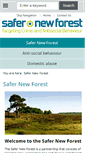 Mobile Screenshot of communitysafety.newforest.gov.uk