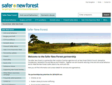 Tablet Screenshot of communitysafety.newforest.gov.uk